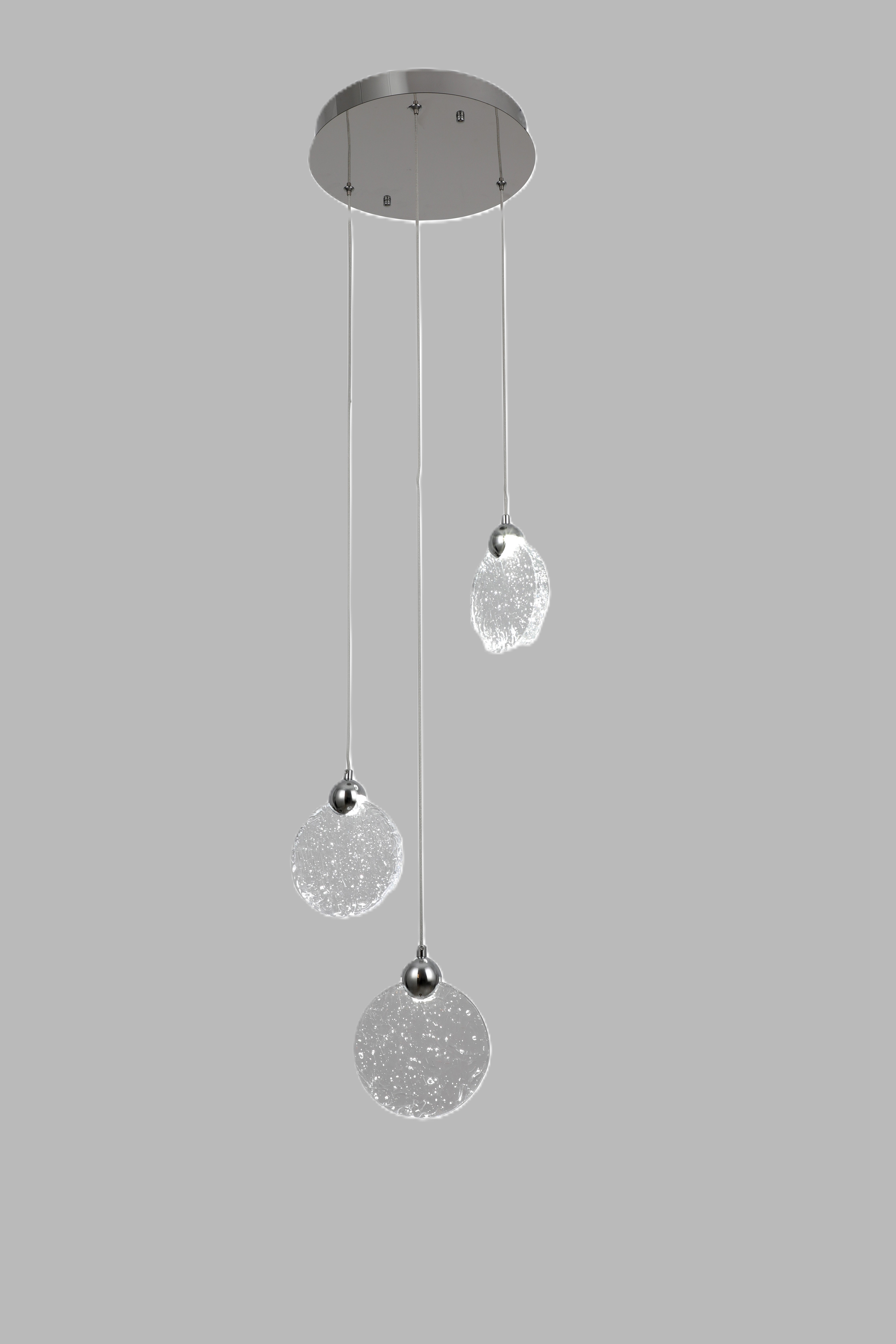 Selene 3 Light Pendant Chrome