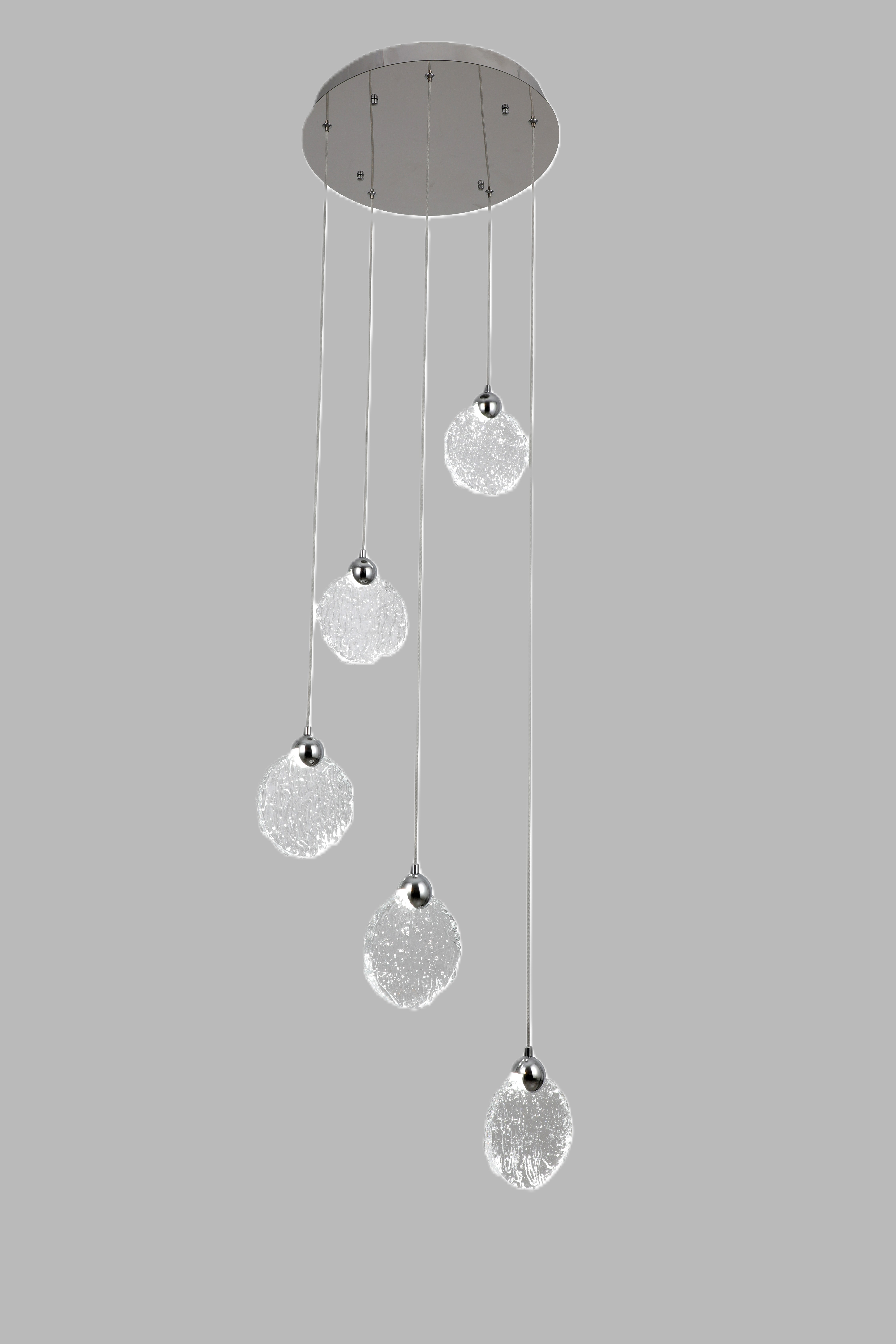 Selene 5 Light Pendant Chrome