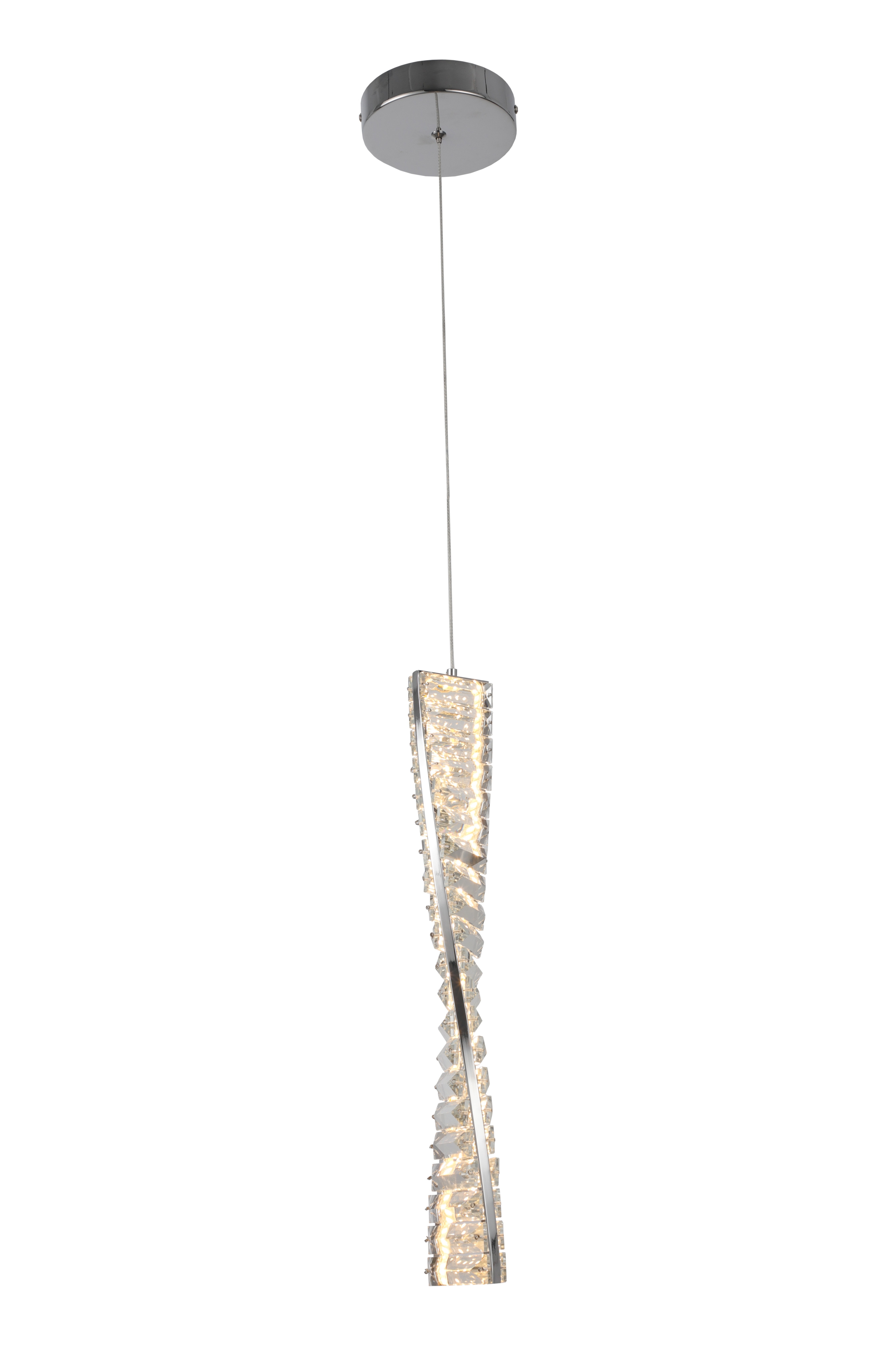 Ripple Pendant Chrome