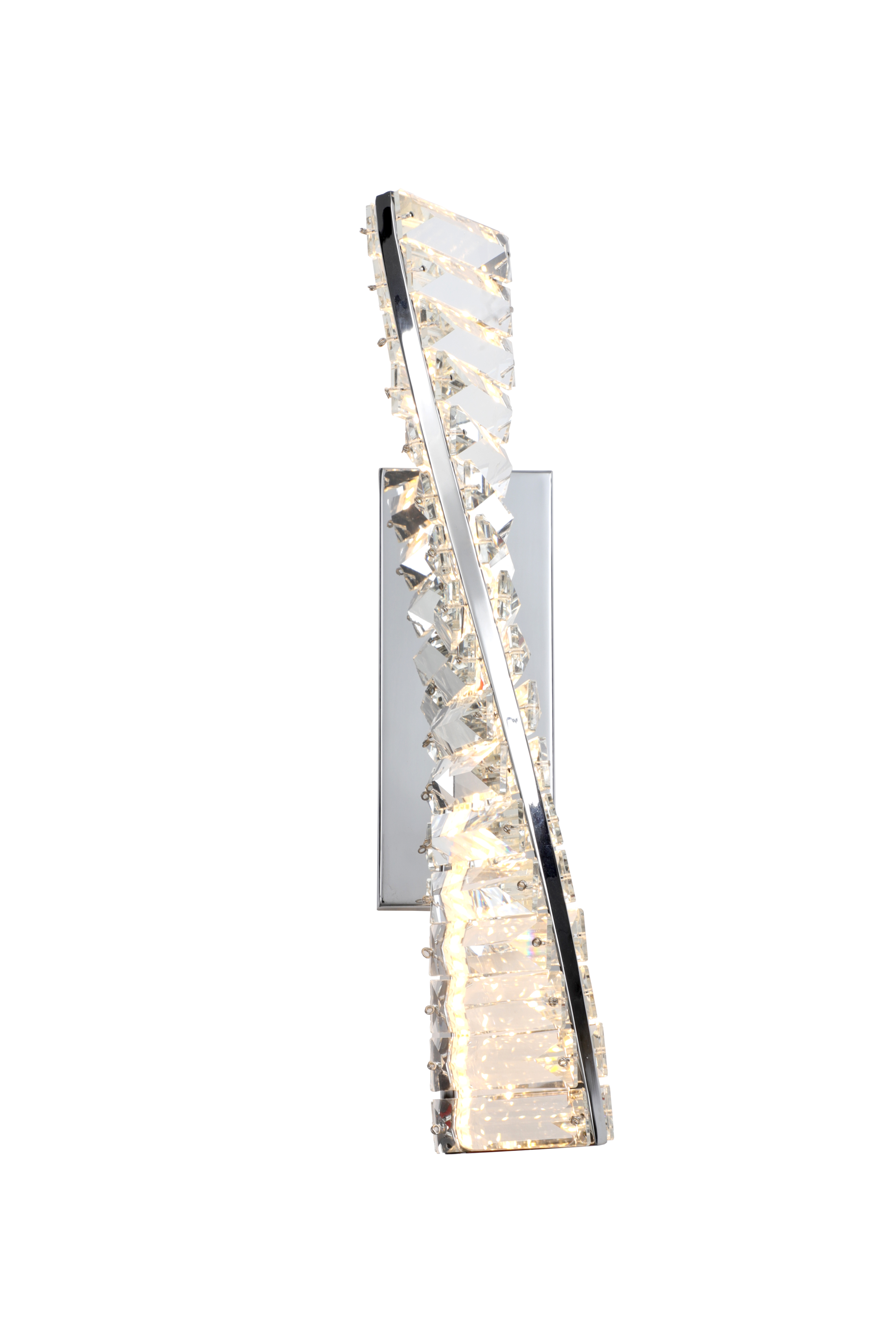 Ripple Wall Light Chrome